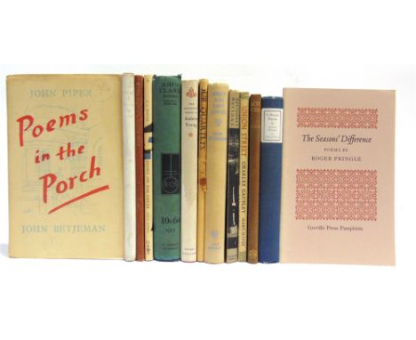 [CLASSIC LITERATURE]. POETRY  Housman, A.E. More Poems, first edition, Cape, London, 1936, dark blue cloth, portrait frontisp