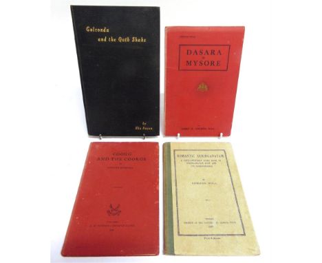[TRAVEL]. INDIA  Muthanna, Pandanda. Coorg and the Coorgs, Ponnappa, Siddapur, Coorg, 1931, original crimson cloth, nine illu