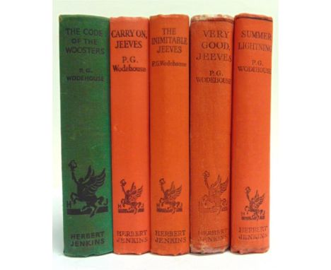[MODERN FIRST EDITIONS]  Wodehouse, P.G. The Code of the Woosters, first edition, Jenkins, London, 1938, original green cloth