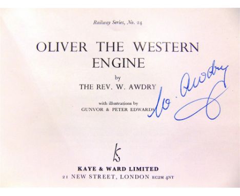 [CHILDRENS]  Awdry, Rev. W. Oliver the Western Engine (Railway Series No.24), third impression, Kaye &amp; Ward Limited, Lond