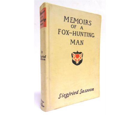 [CLASSIC LITERATURE]  Sassoon, Siegfried. Memoirs of a Fox-Hunting Man, first illustrated edition, limited edition 258/300, S