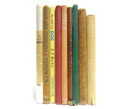 [SPORTING]. CANINE &amp; OTHER  Barker, K.F. Me and My Dog, the pedigree boxer and the alley kitten, first edition, Country L