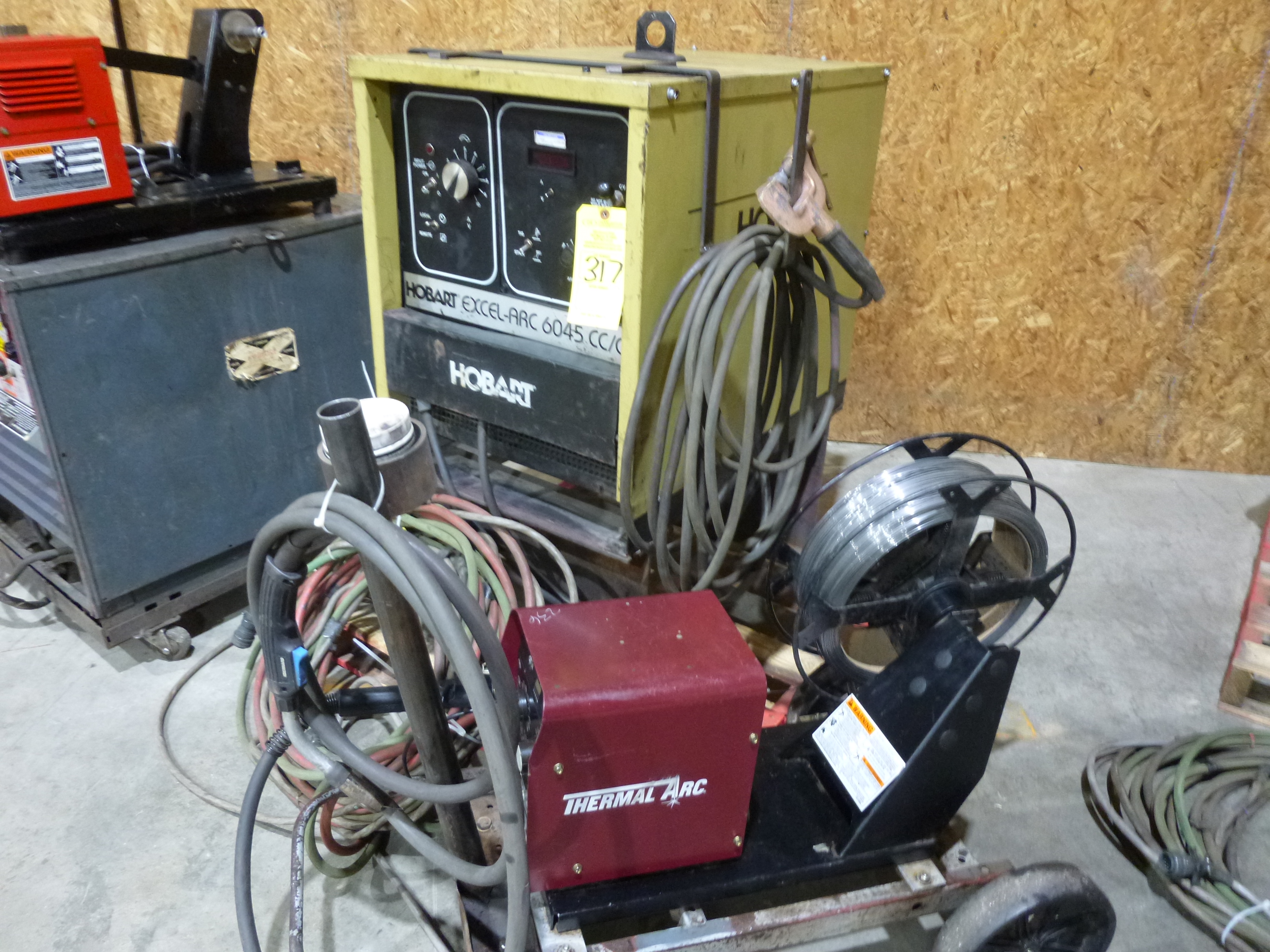 Hobart ExcelArc 6045 CC/CV welder with Thermal Arc VA4000 wire feed
