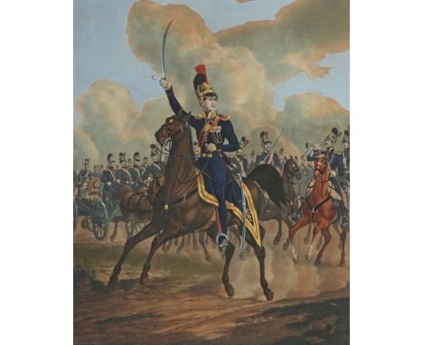 Kraus, GustavPassau 1804 - 1852 München, deutscher Maler und Lithograph. "Prinzregent Luitpold von Bayern (1821-1912), ganzfi