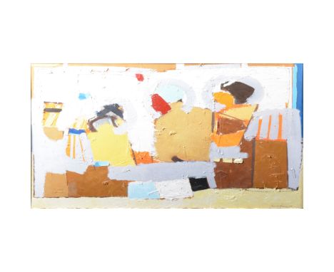 Erik Otto Larsen,Abstraktion K nr 2, 1973,oil on canvas,signed and dated,80cm x 110cm.Artist's Resale Rights are applicable o