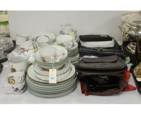 Lady's handbags, makers to include: Tula, Maria Stransky, Bottega and others; and Royal Worcester Evesham oven-to-tableware, 