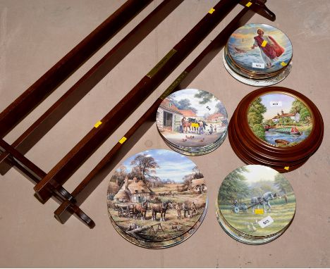 A collection of limited edition art plates, makers to include: Royal Worcester; Bradex; Royal Doulton; and others; together w