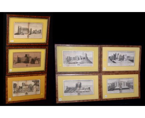 Prints - topographical. Samuel and Nathaniel Buck, "The North View of Tynemouth Monastery &amp; Castle....” and similar archi