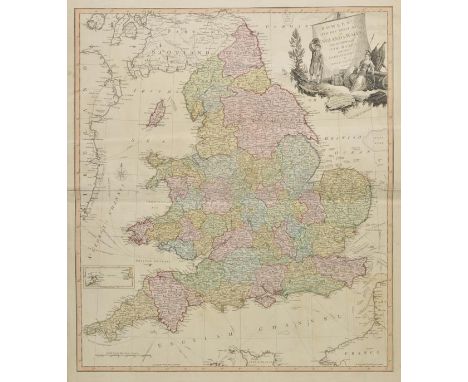 British Isles. A collection of twenty-one maps, 18th & 19th century, engraved double page and folding maps of the country, re