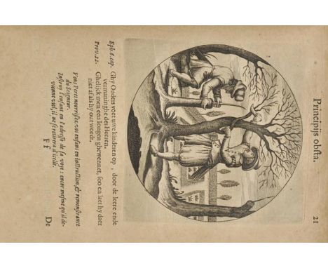 Heyns (Zacharias). Emblemata, Emblemes Chrestienes, et Morales. Sinne-beelden streckende tot christelick bedenckinghe ende le