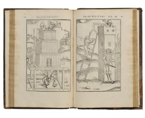 Vegetius Renatus (Flavius). De Re Militari libri Quartor..., Paris, Christiani Wecheli, 1535, title and final leaf verso with