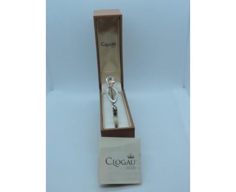 Sterling Silver and Clogau Gold Bangle in Original Box with Certificate of Authenticity 