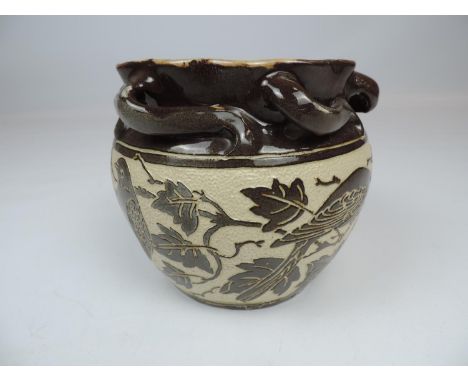 Alexander Lauder Barnstaple Planter Signed on Base - 7" Tall 