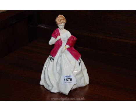 A Royal Worcester 'First Dance' figure.