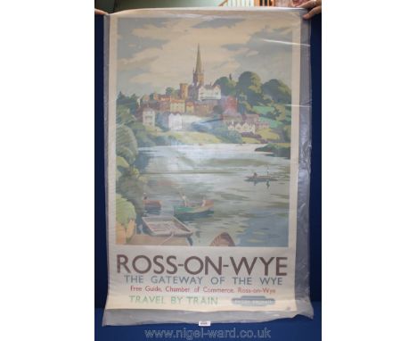 A Frank Sherwin Ross-on-Wye Railway Poster, printed by N. Lloyd & Co. published by British Railways (Western Region) (P. R. B
