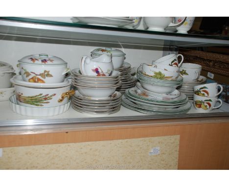 A quantity of Royal Worcester 'Evesham Gold' and 'Evesham' tableware