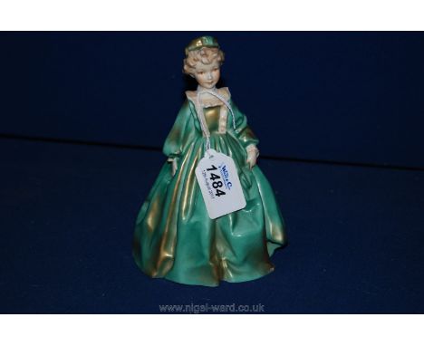 A Royal Worcester figure 'Grandmothers Dress' modelled by F.G. Doughty 3091 Reg no 799938, 6 1/2" tall 