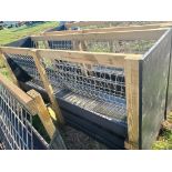 Hay / Grain Feeder - 8ft, Goat Hay / Grain Feeder, Poly Trough -- Item Located @ 187 Marteeny Rd.
