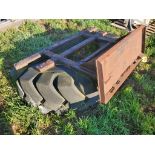Tire Scraper - 6ft, Universal Quick Attach -- Item Located @ 187 Marteeny Rd. Somerset, PA. 15501,