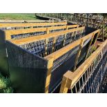 Hay / Grain Feeder - 12ft, Goat Hay / Grain Feeder, Poly Trough -- Item Located @ 187 Marteeny Rd.
