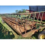 Stoltzfus Double Feeder Wagon - 24ft, Slant Bar, Hay Rack, Dolly Wheel, -- Item Located @ 187
