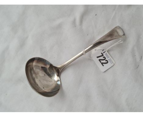 A plain OE pattern sauce ladle Sheffield 1931 by EV 75 gms