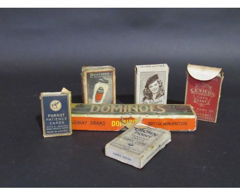 Various playing cards and Dominoes 