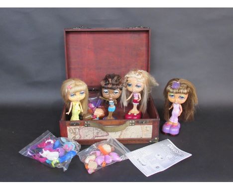 Four Diva Starz by Mattel dolls with accessories 