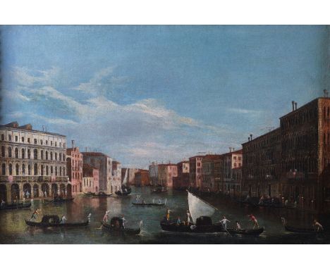 CIRCLE OF APOLLONIO DOMENICHINIThe Grand Canal from the Palazzo Foscari, Venice
oil on canvas
42 x 63.5cm

Provenance
Sale, B