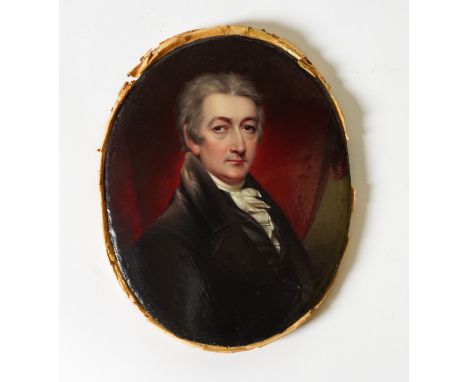 HENRY PIERCE BONE (BRITISH, 1779-1855)Portrait miniature of the artist's father, Henry Bone R. A. (1755-1834)inscribed ‘Henry
