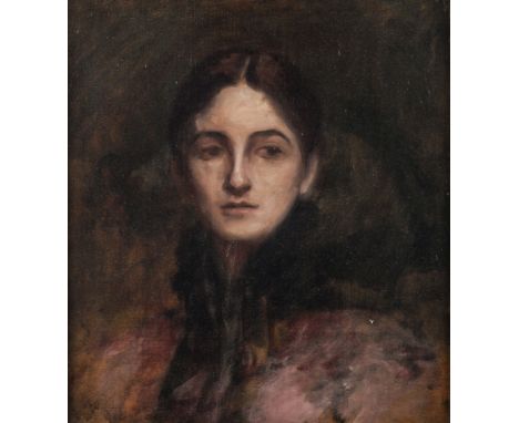 PHILIP WILSON STEER (BRITISH, 1860-1942)Portrait of Sybil, Lady Eden (1867-1945), nee Greyoil on canvas51.5 x 47cmProvenanceW
