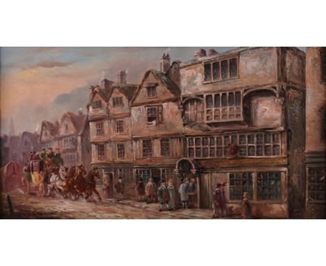 JOHN CHARLES MAGGS (BRITISH, 1819-1895)The Cock Inn, Bishopsgate Streetsigned 'J C Maggs' (lower left) and inscribed with tit