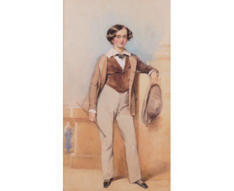 FRANCOIS THEODORE ROCHARD (BRITISH, 1798-1858)Portrait of a young gentleman
signed and dated 'F. Rochard 12 48' (lower left) 