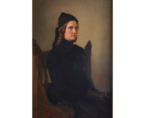 AFTER ELISABETH JERICHAU-BAUMANNThe Norwegian Widowbears signature and date (lower right)oil on canvas98 x 68cmProvenanceIn t