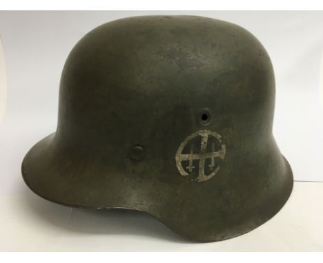A WW2 Norwegian M42 Helmet and Liner