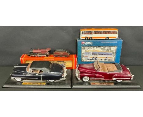 Toys &amp; Juvenalia - a Hornby Railways OO gauge model, M.R. Compound No. 1000, R355, with vacuum pipes and body detail, box