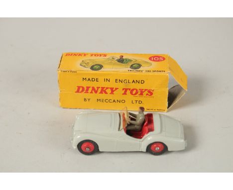 A BOXED DINKY TOY "TRIUMPH TR2 SPORTS CAR" 105.