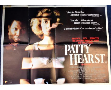 Patty Hearst approx 30x40 original movie poster from the 1988 American biographical film starring Natasha Richardson, William
