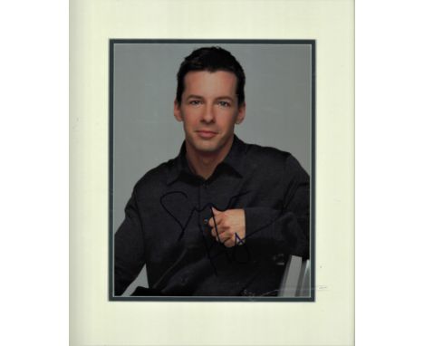 Sean Hayes 14x12 signed framed and mounted colour photo. Sean Patrick Hayes (born June 26, 1970) is an American actor, comedi