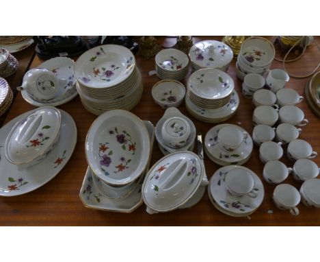 A large collection of Royal Worcester Astley pattern dinnerware's.