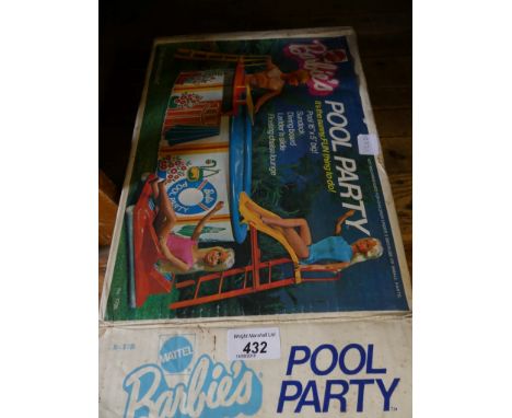 A vintage Mattel Barbie's pool party 