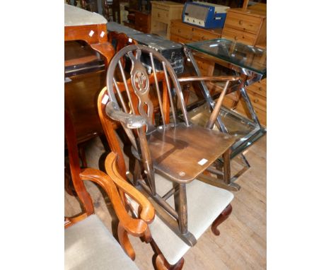 A Vintage Ercol spindle back rocking chair