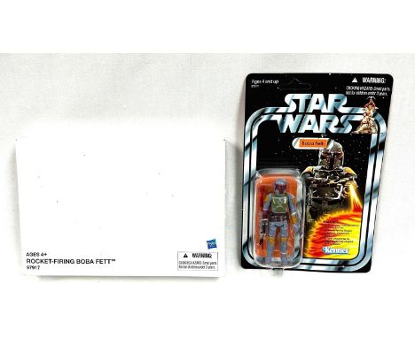 Hasbro Star Wars Vintage Collection VCP03 Boba Fett (rocket firing), within Mint un-punched sealed packaging, includes opened