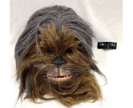 Star Wars Mad Monkey Props Chewbacca 1:1 scale Prop Replica Mask, Near Mint.