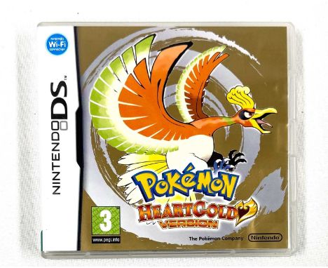Pokemon Heart Gold Version PAL with Inserts including Instruction Booklet, Health and Safety Precautions Booklet, Nintendo Wi