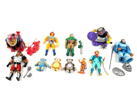 LJN Thundercats vintage figures x 10 including Lion-O, Topspinner, Rambam, Tygra &amp; Wileykat, Tuska Warrior, Grune The Des