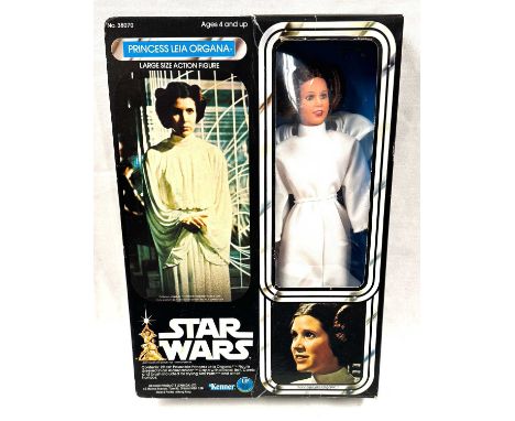 Kenner Star Wars vintage Princess Leia 12" figure, Mint UNUSED complete, within Good box (cellophane is loose), comes with be