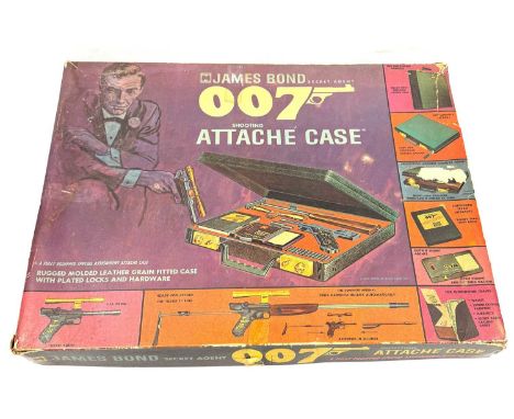 Multiple Toy Makers vintage James Bond 007 Secret Agent Shooting Attache' Case, Excellent complete, within Good picture box.