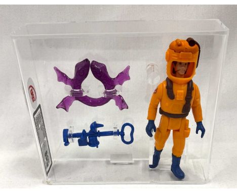 Kenner vintage Real Ghostbusters Super Fright Features Peter Venkman figure UKG graded 85% figure 85 paint 85 ONE BROKEN PEG 