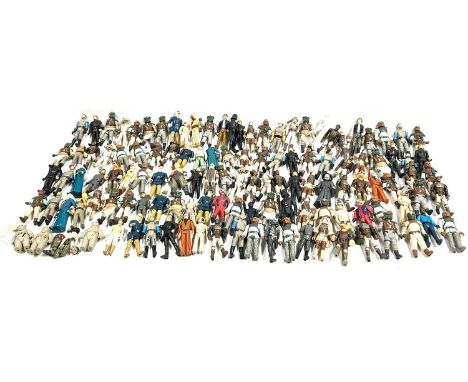 Kenner Star Wars vintage 3 3/4" figures x 120 including Darth Vader, Obi-Wan Kenobi, Princess Leia Hoth, Nikto, Klaatu, Luke 